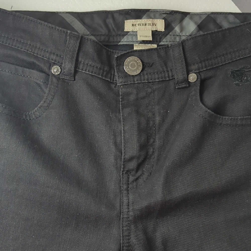 Burberry Charcoal Skinny Kids Jeans